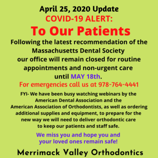 Covid-19 April 25 alert